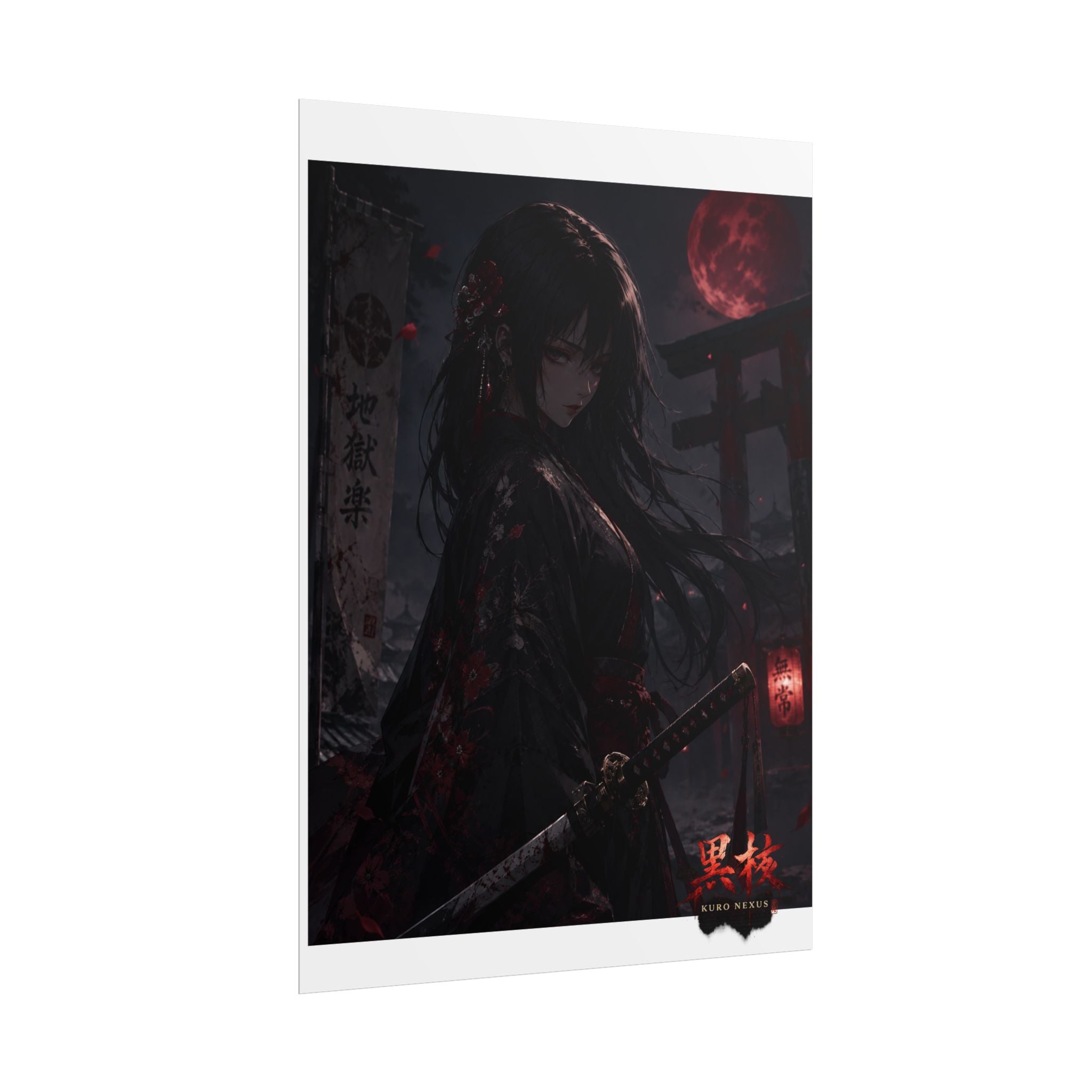 blood Moon Geisha Poster