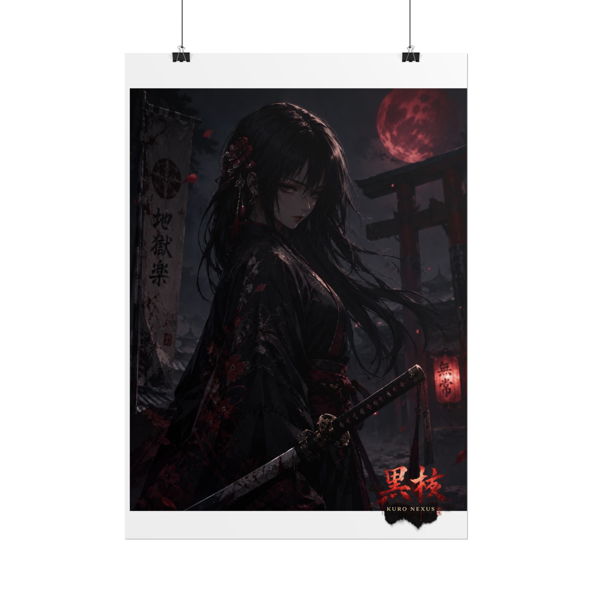 blood Moon Geisha Poster