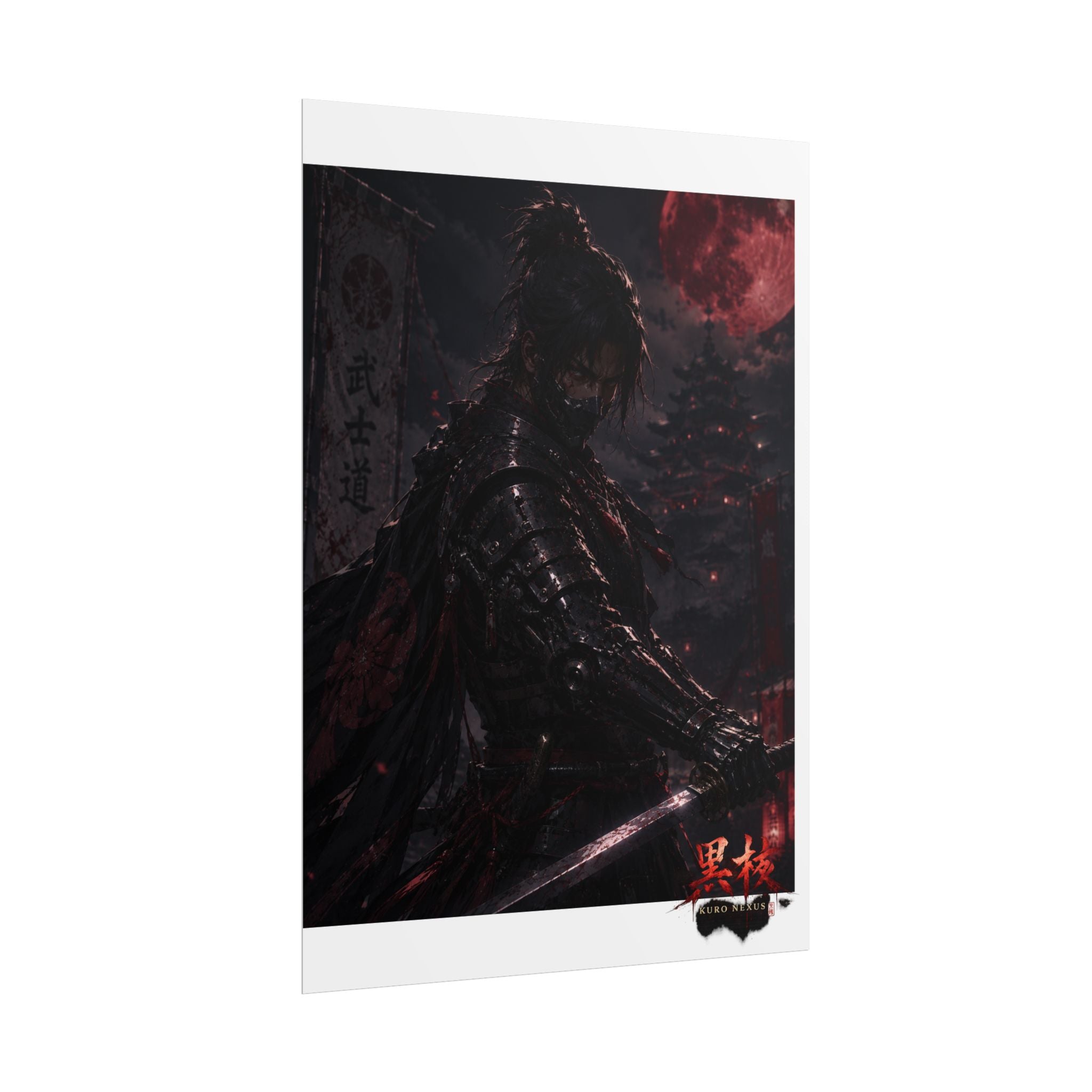 Blood Moon Samurai Posters