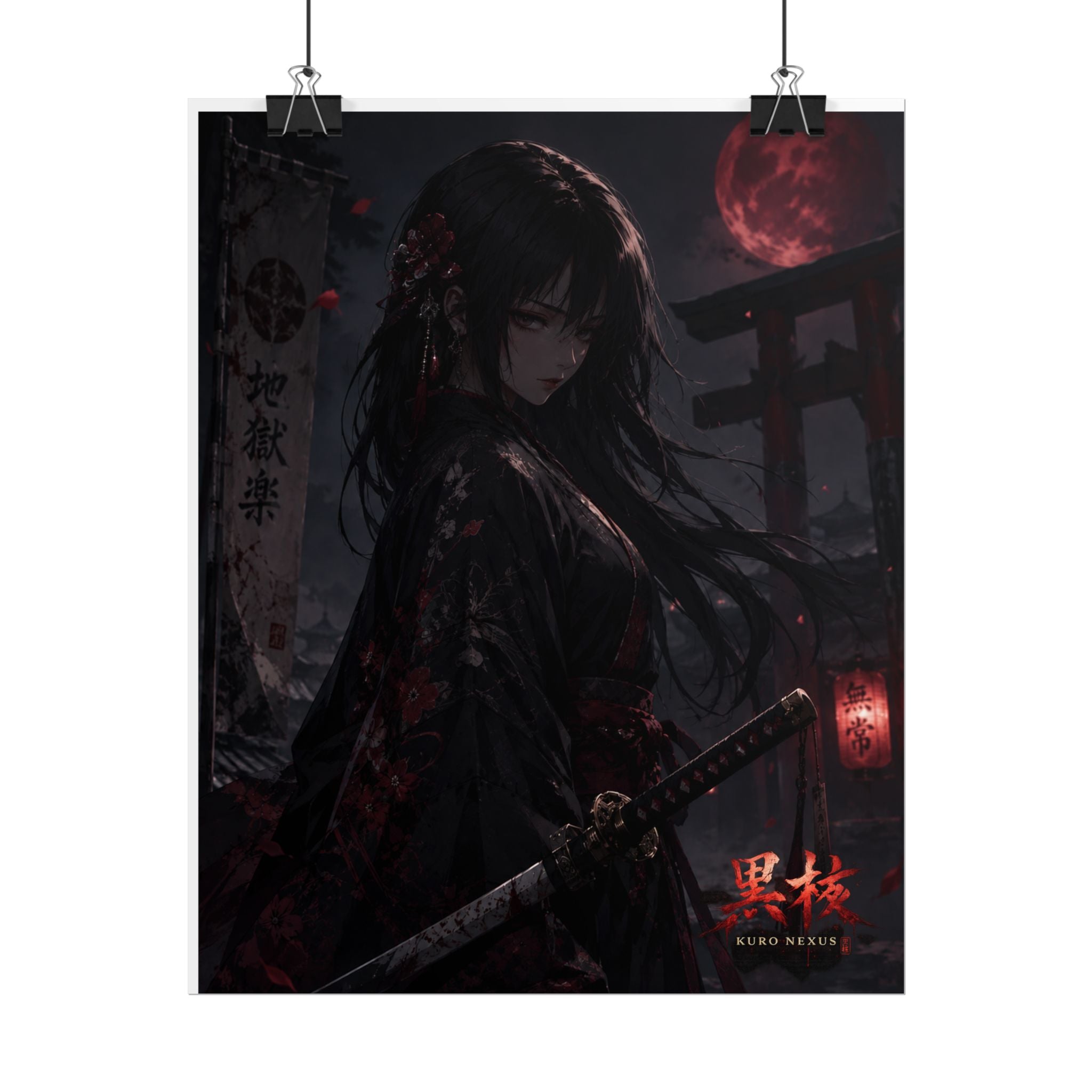 blood Moon Geisha Poster