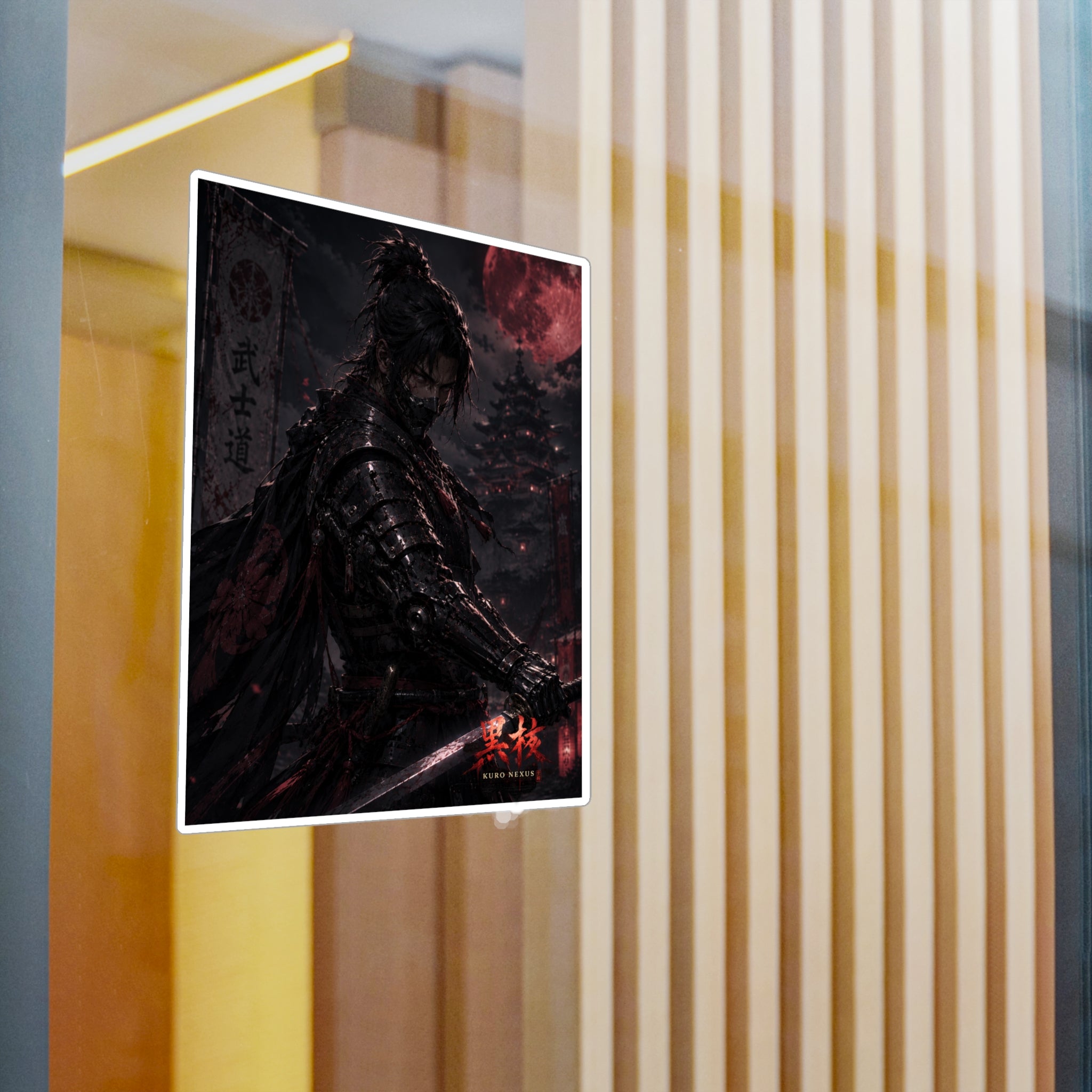 Blood Moon Samurai Sticker