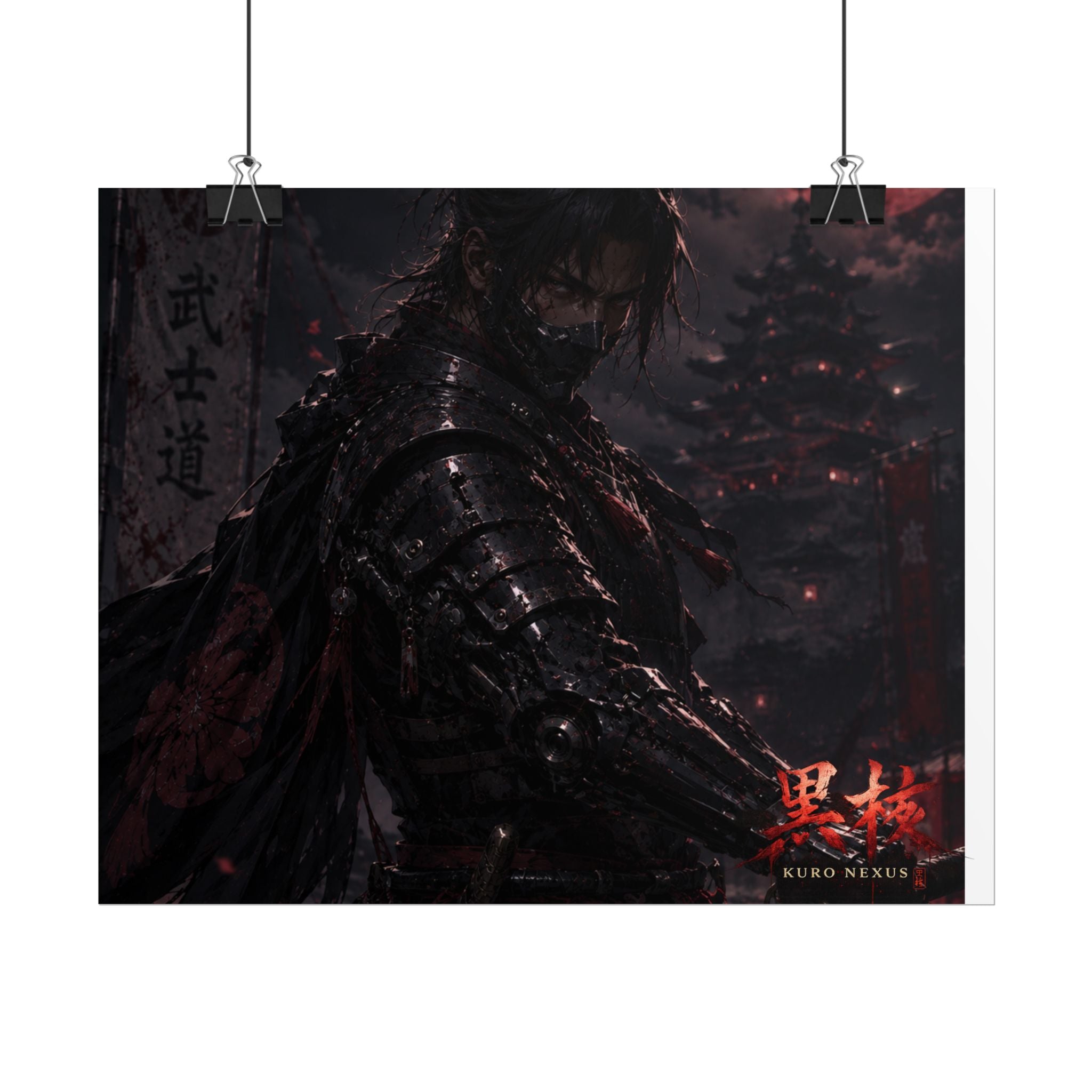 Blood Moon Samurai Posters