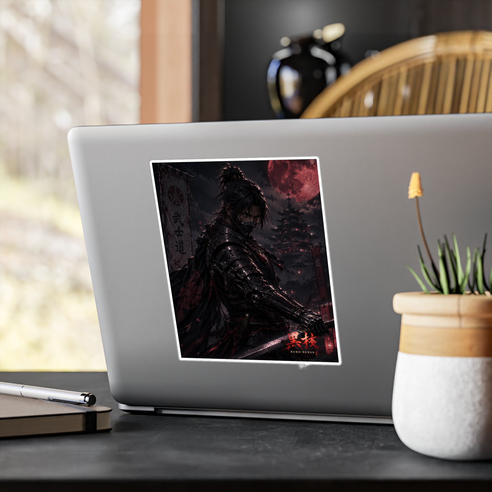 Blood Moon Samurai Sticker