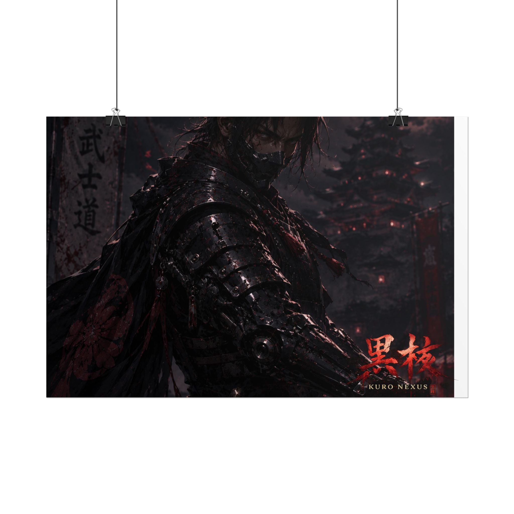 Blood Moon Samurai Posters
