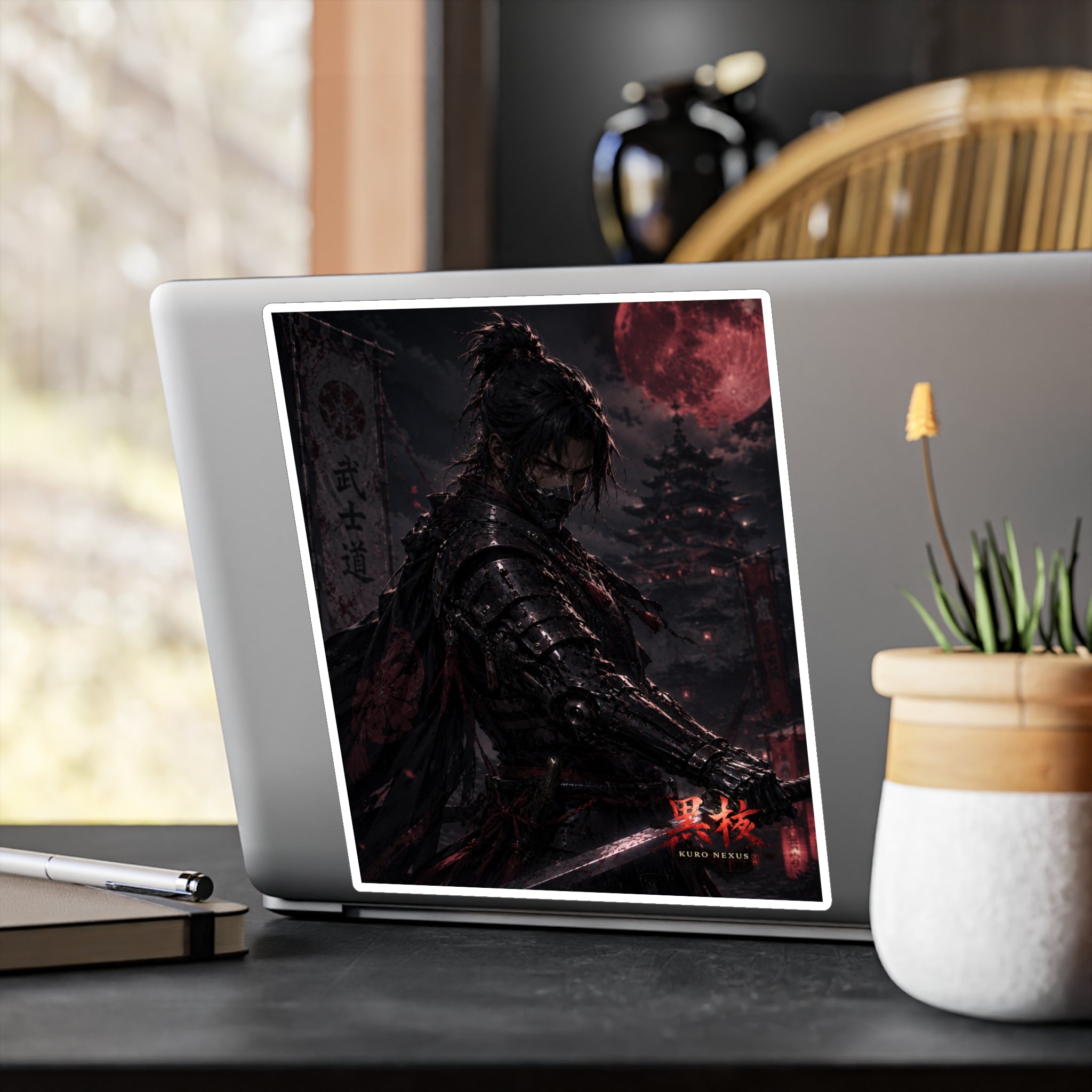 Blood Moon Samurai Sticker