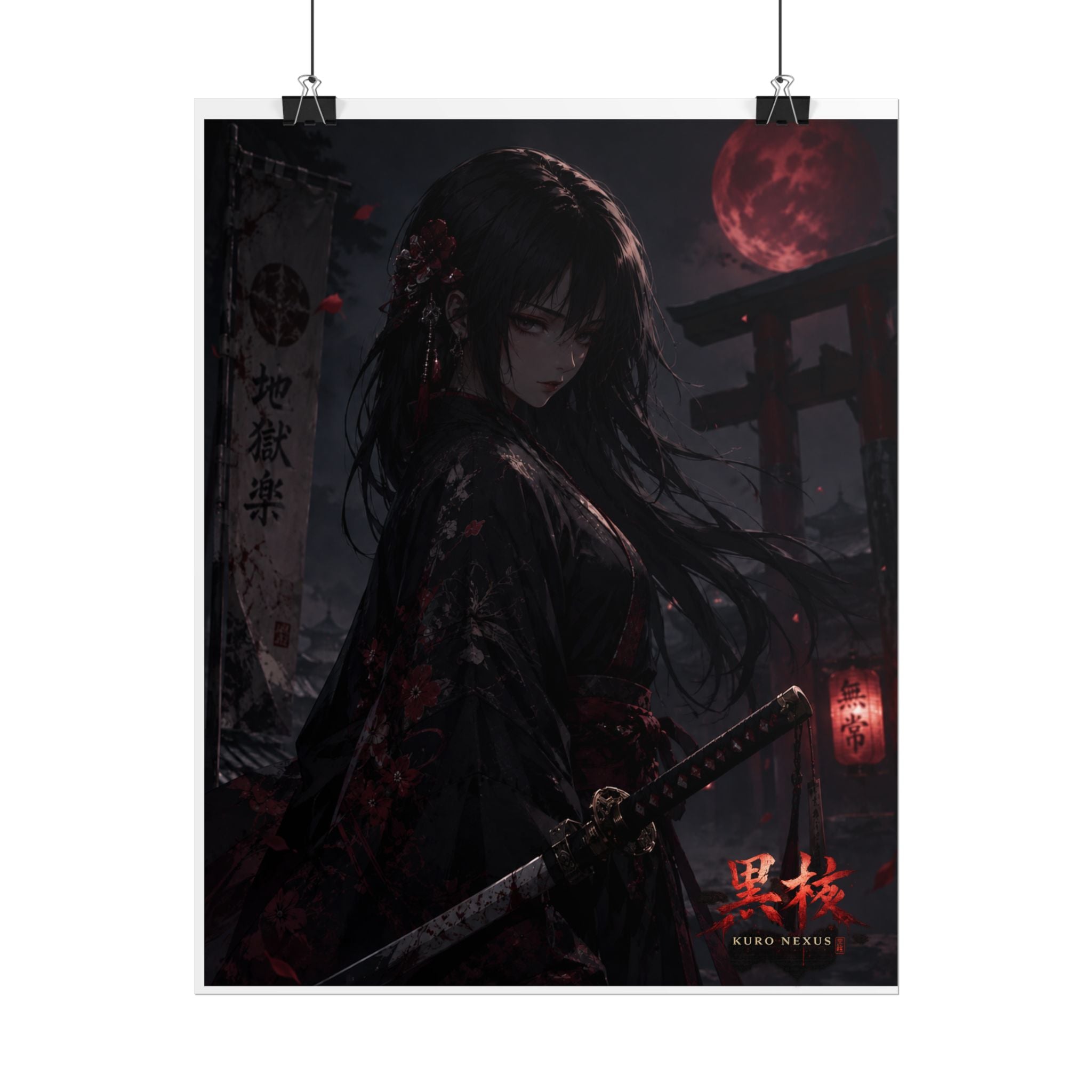 blood Moon Geisha Poster