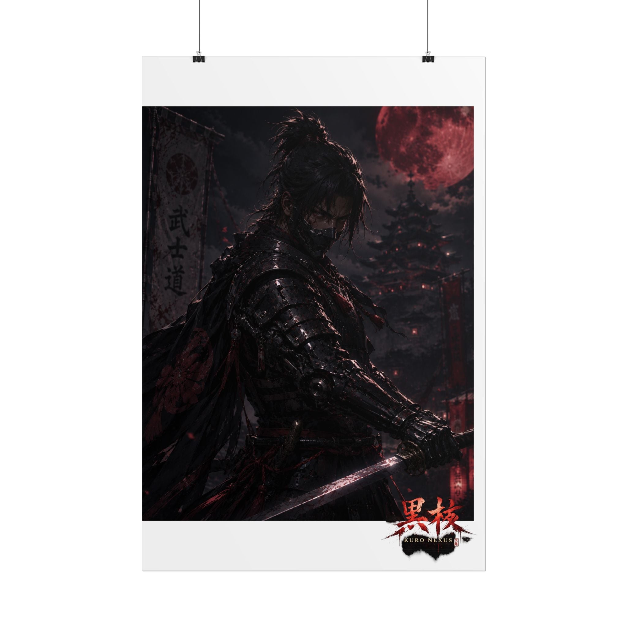 Blood Moon Samurai Posters
