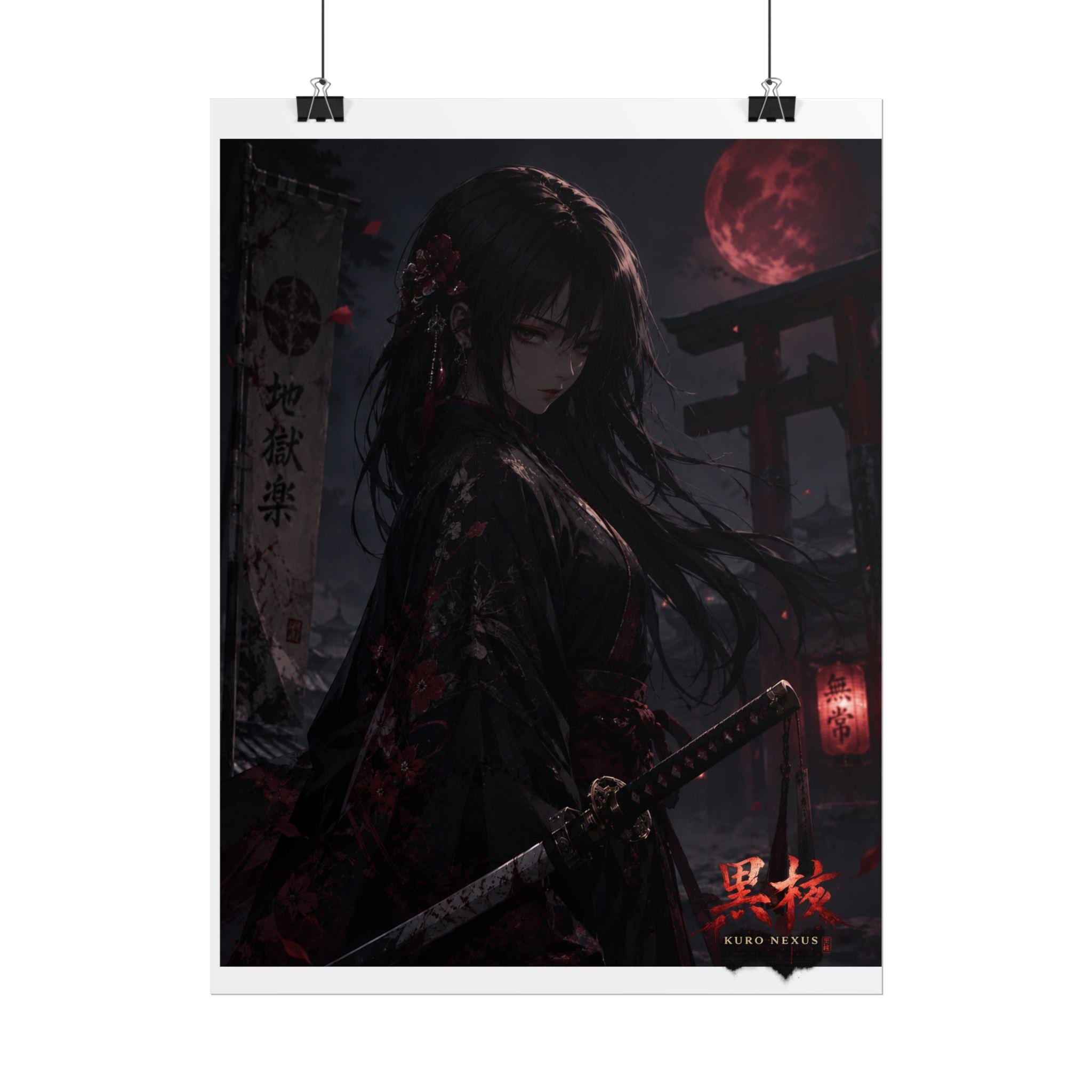 blood Moon Geisha Poster