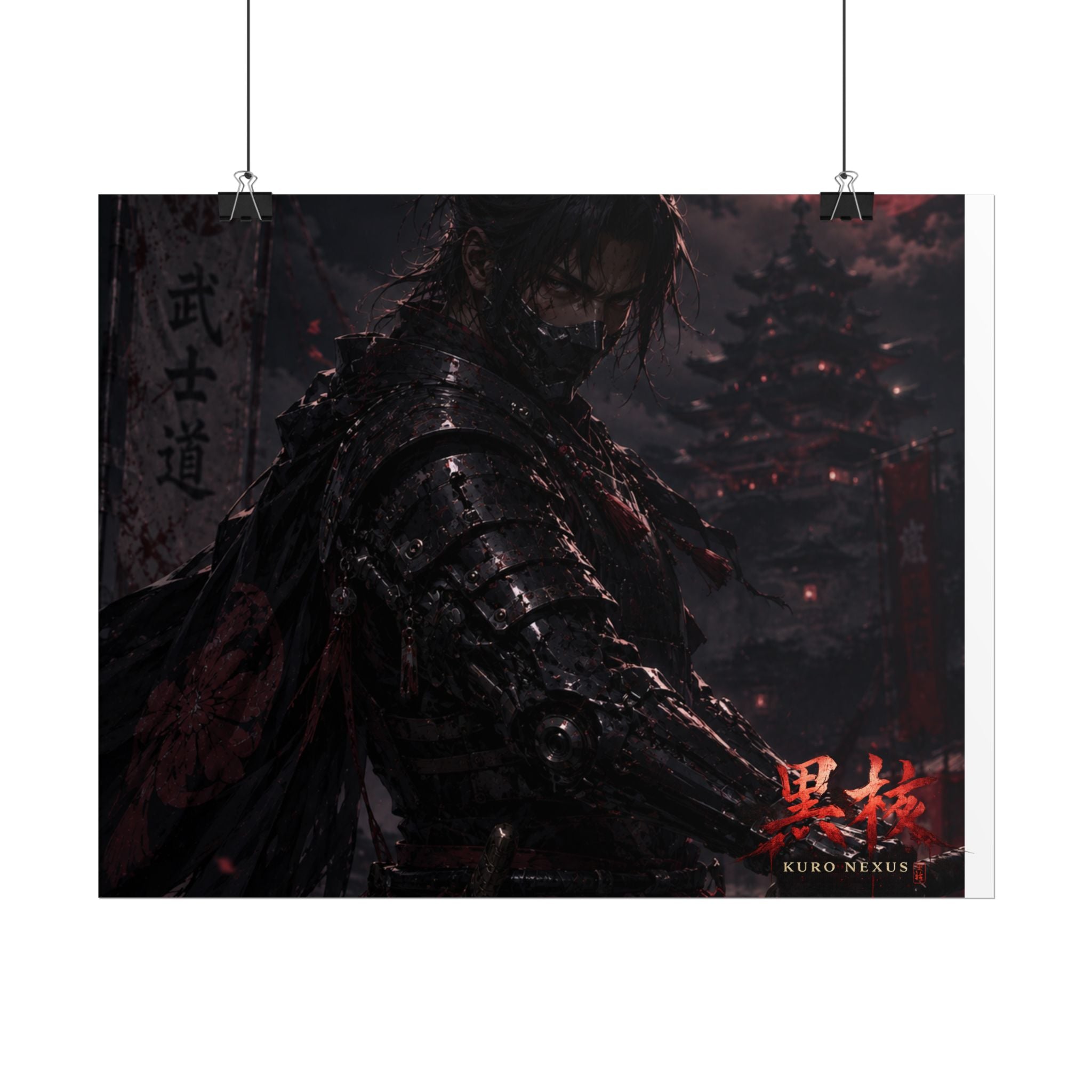 Blood Moon Samurai Posters