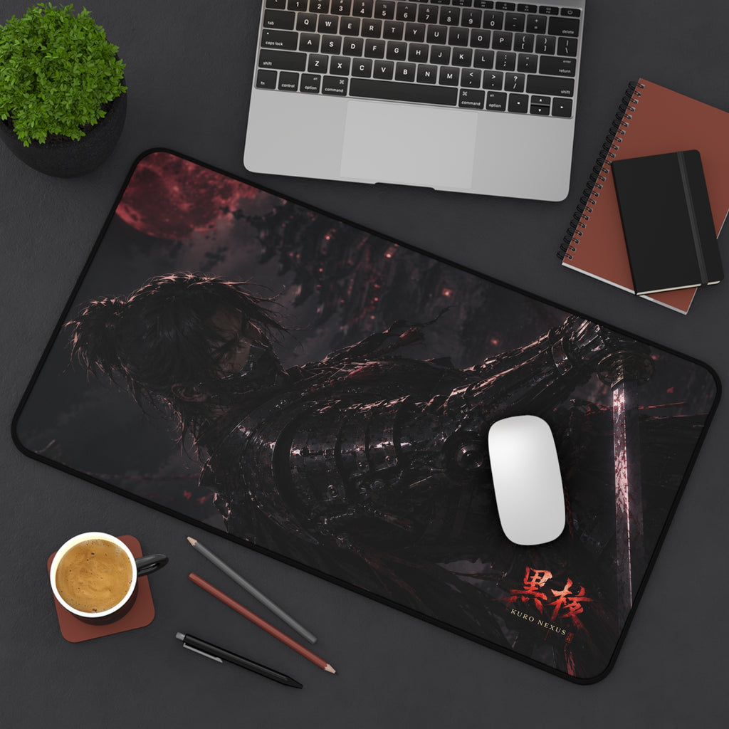 Blood Moon Samurai Desk Mat