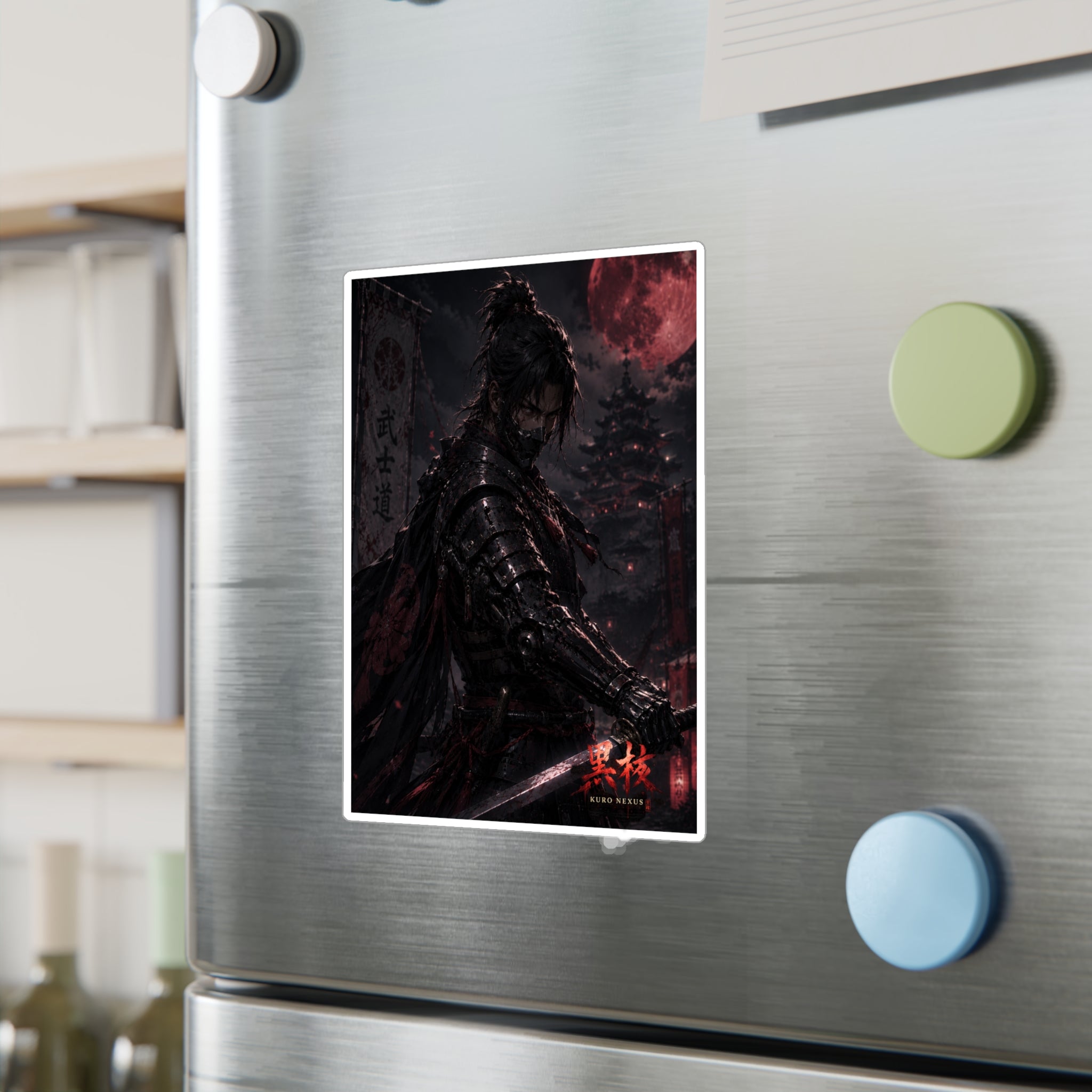 Blood Moon Samurai Sticker