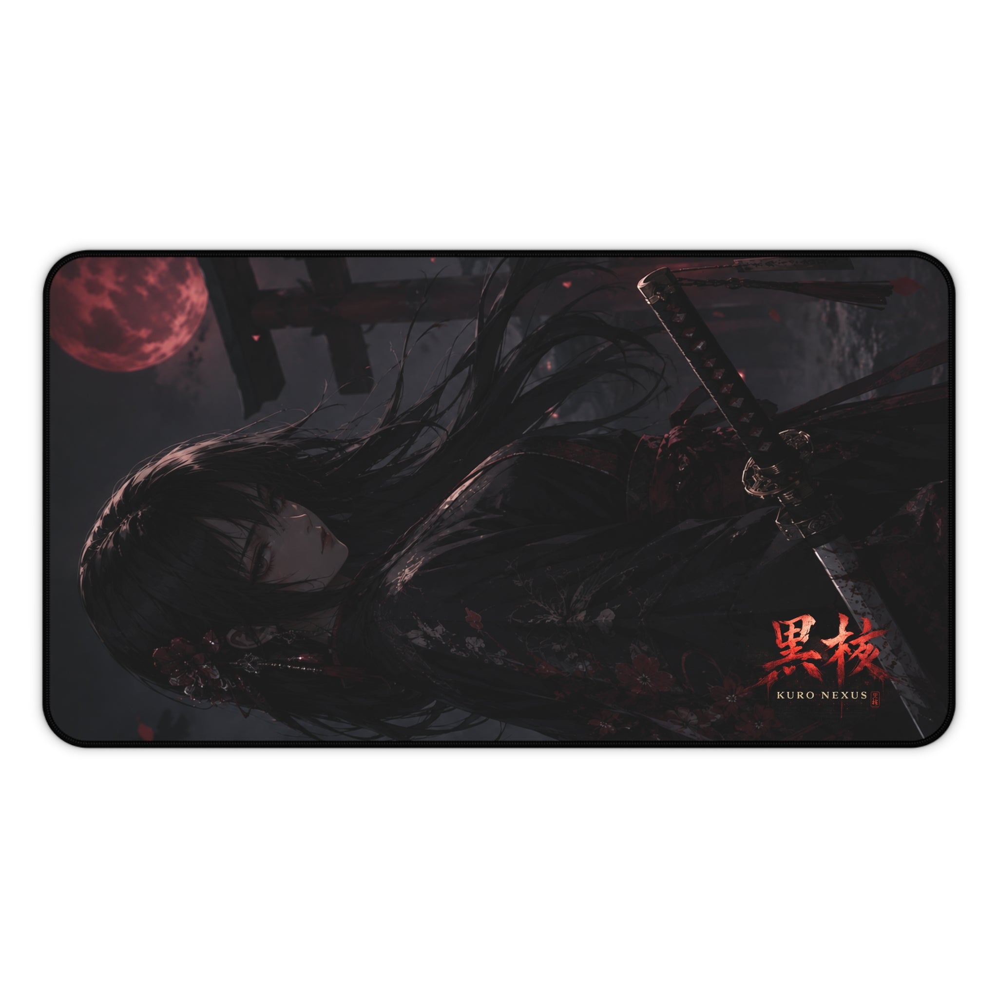 Blood Moon Geisha Desk Mat