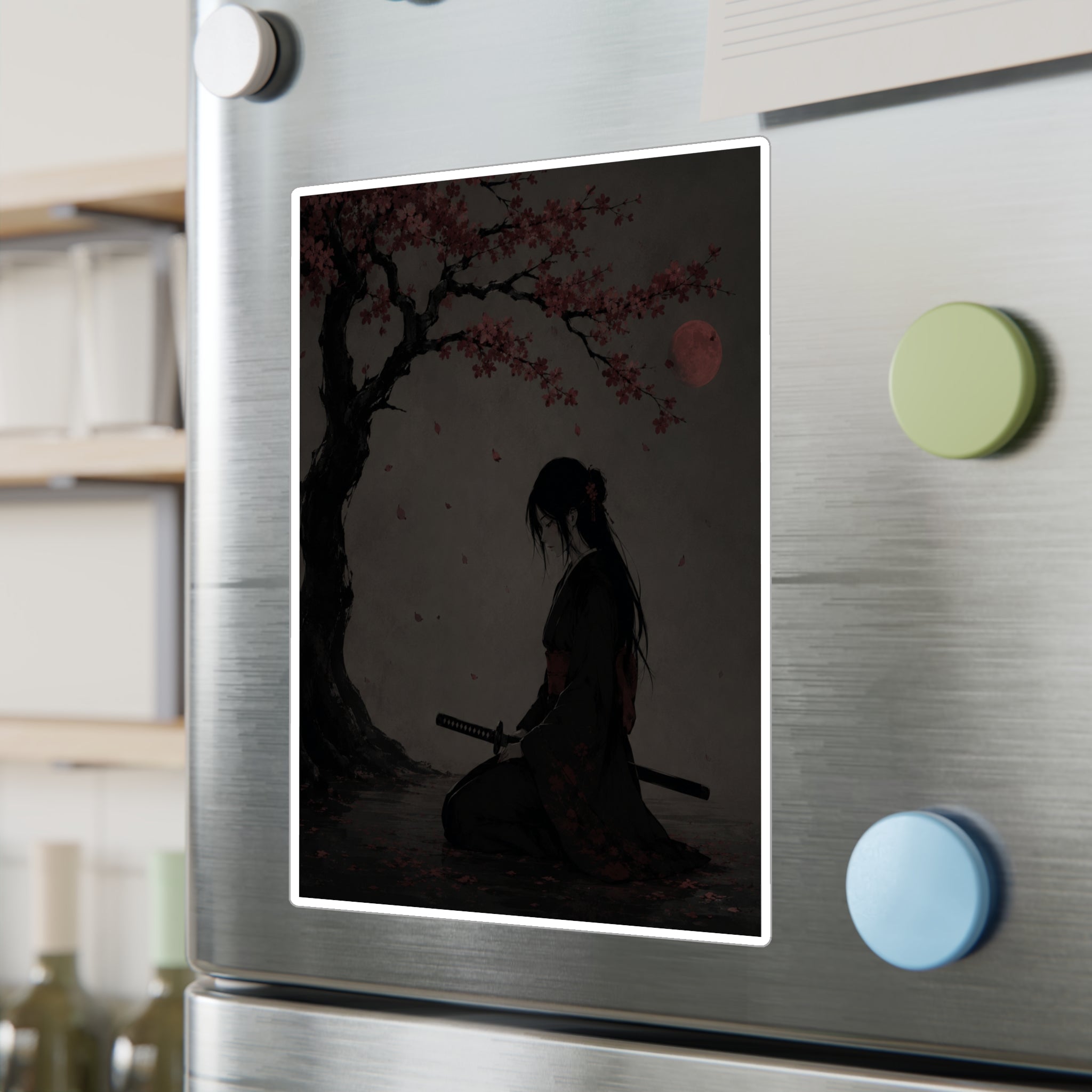 Cherry Geisha Sticker