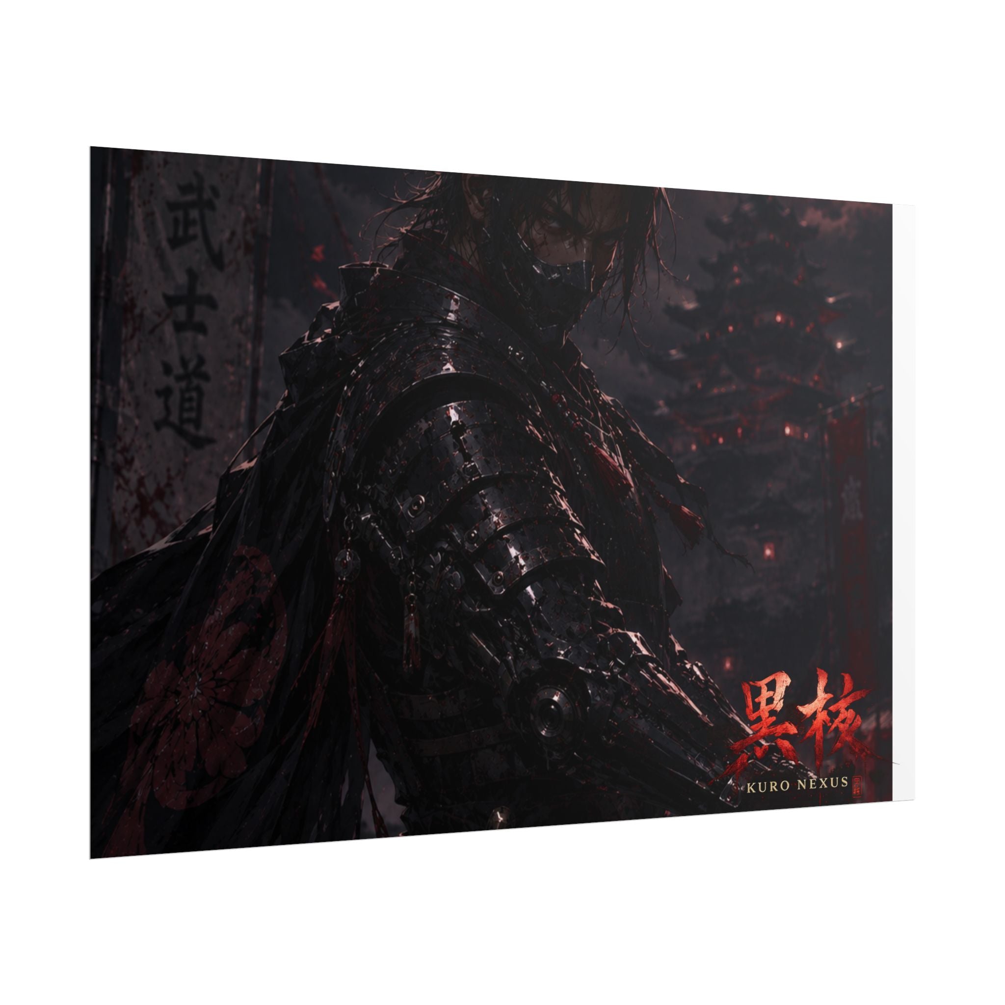 Blood Moon Samurai Posters