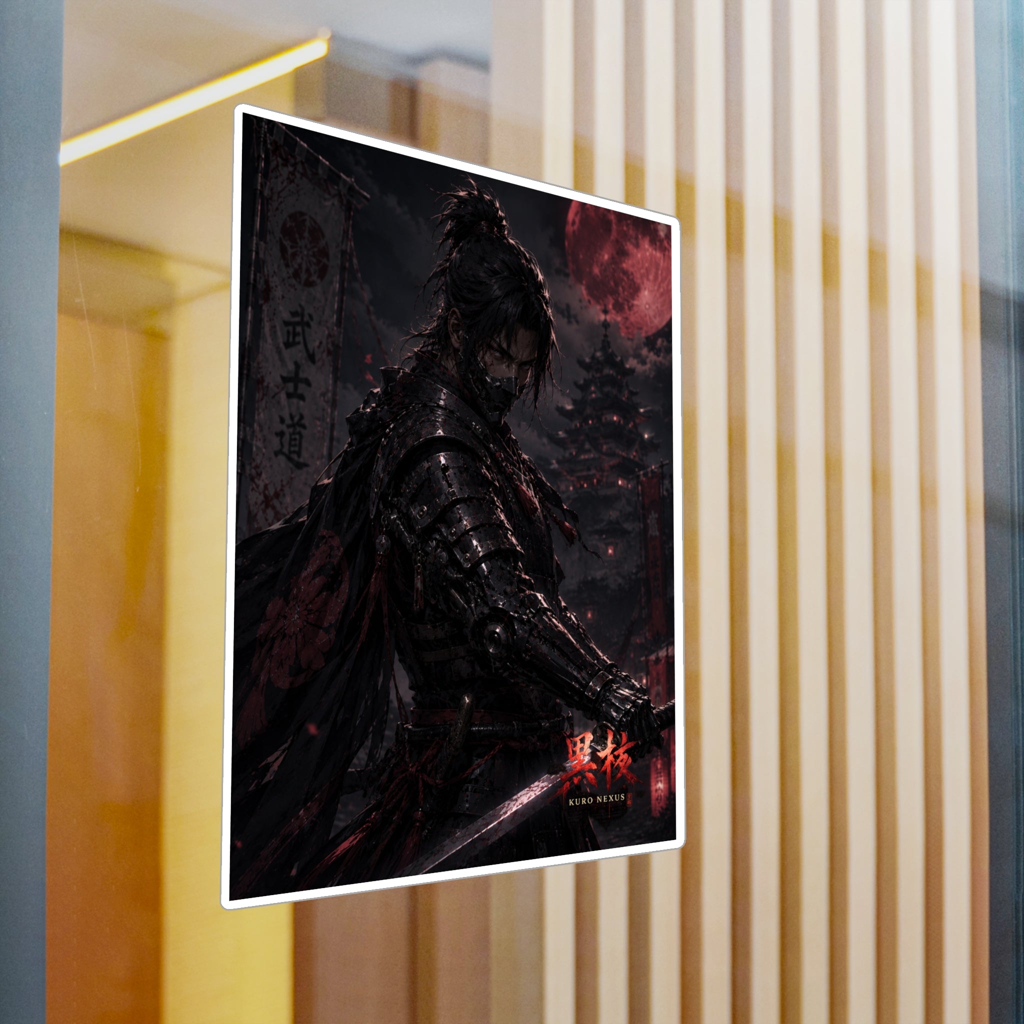 Blood Moon Samurai Sticker