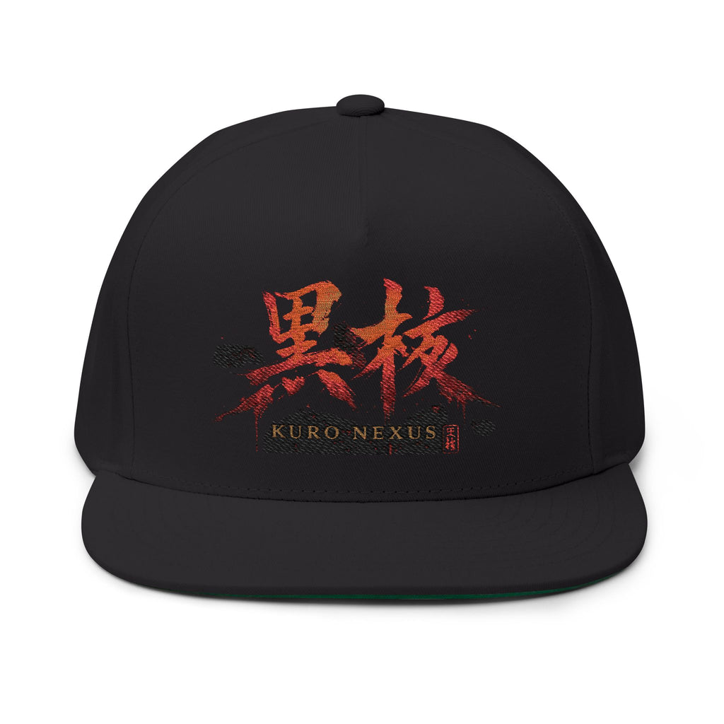 Kuro Nexus Flat Bill Cap (Embroidery)