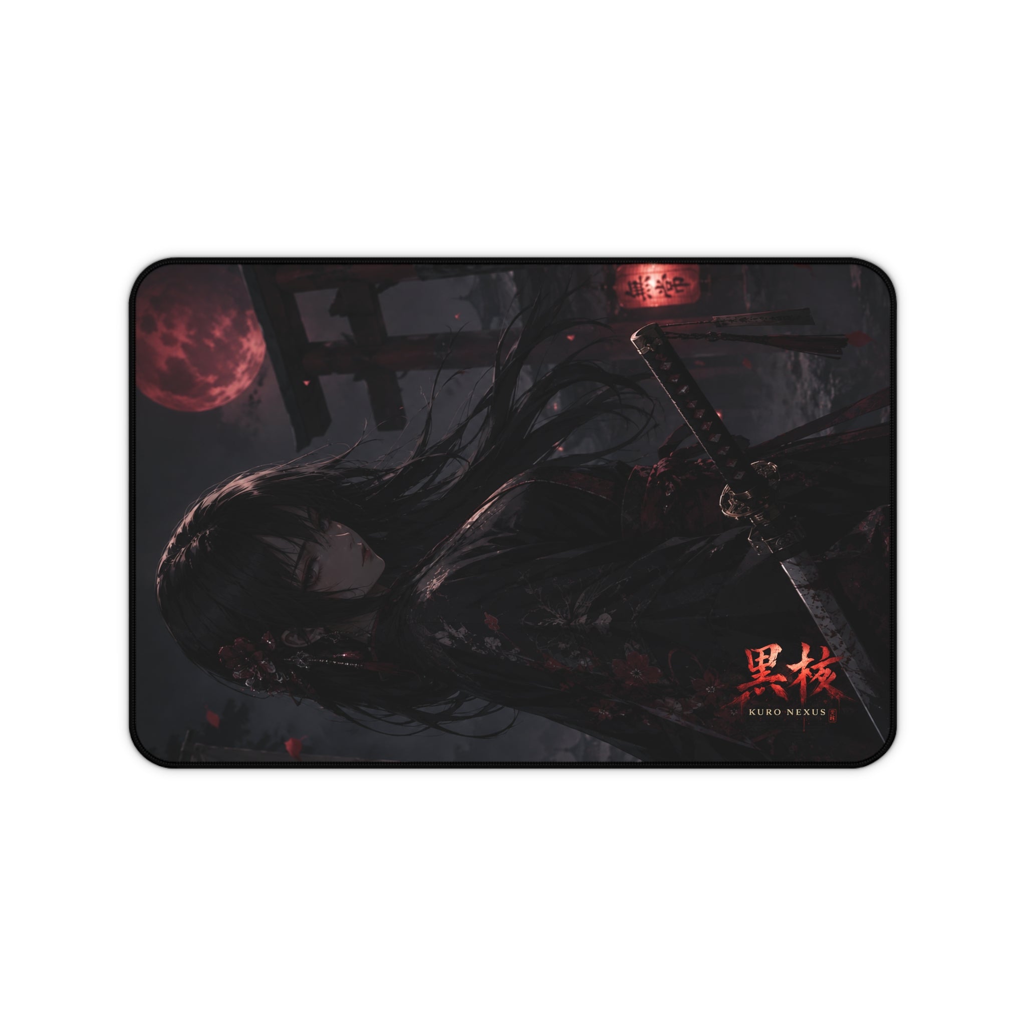 Blood Moon Geisha Desk Mat