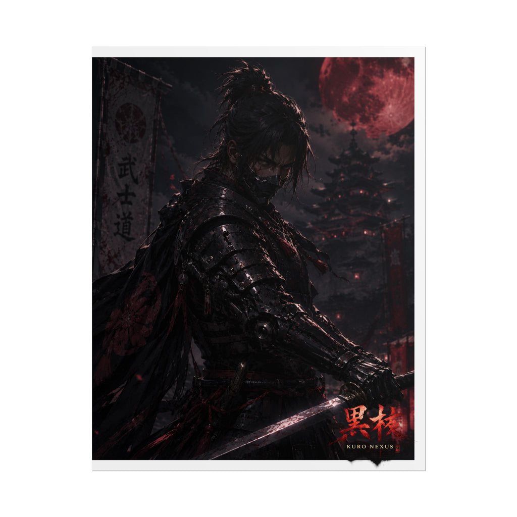 Blood Moon Samurai Posters