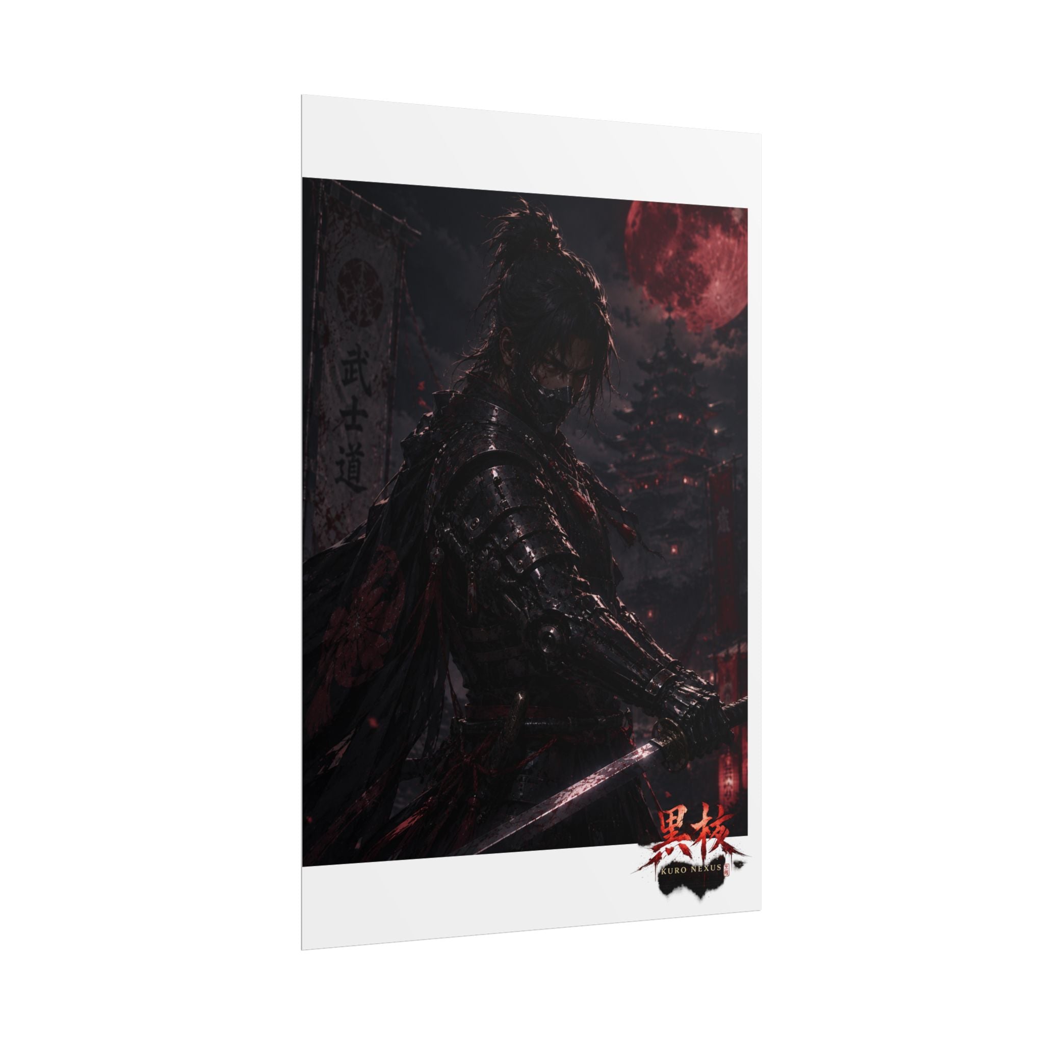 Blood Moon Samurai Posters