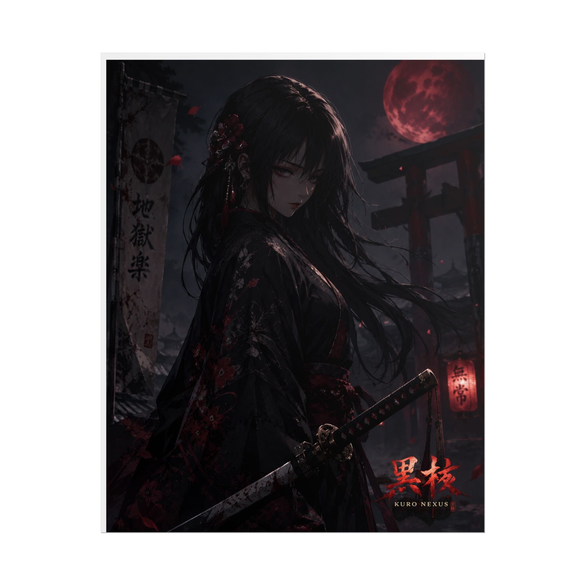 blood Moon Geisha Poster