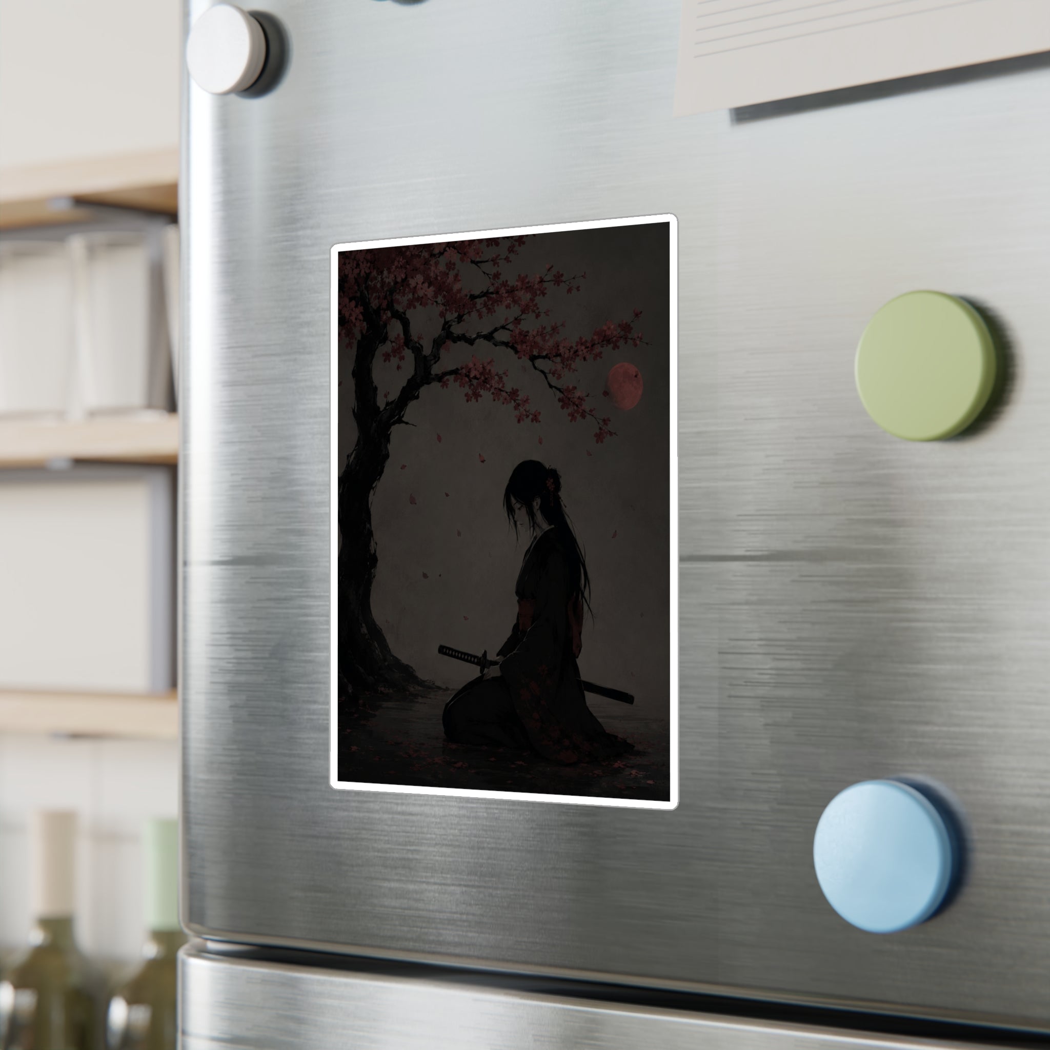 Cherry Geisha Sticker