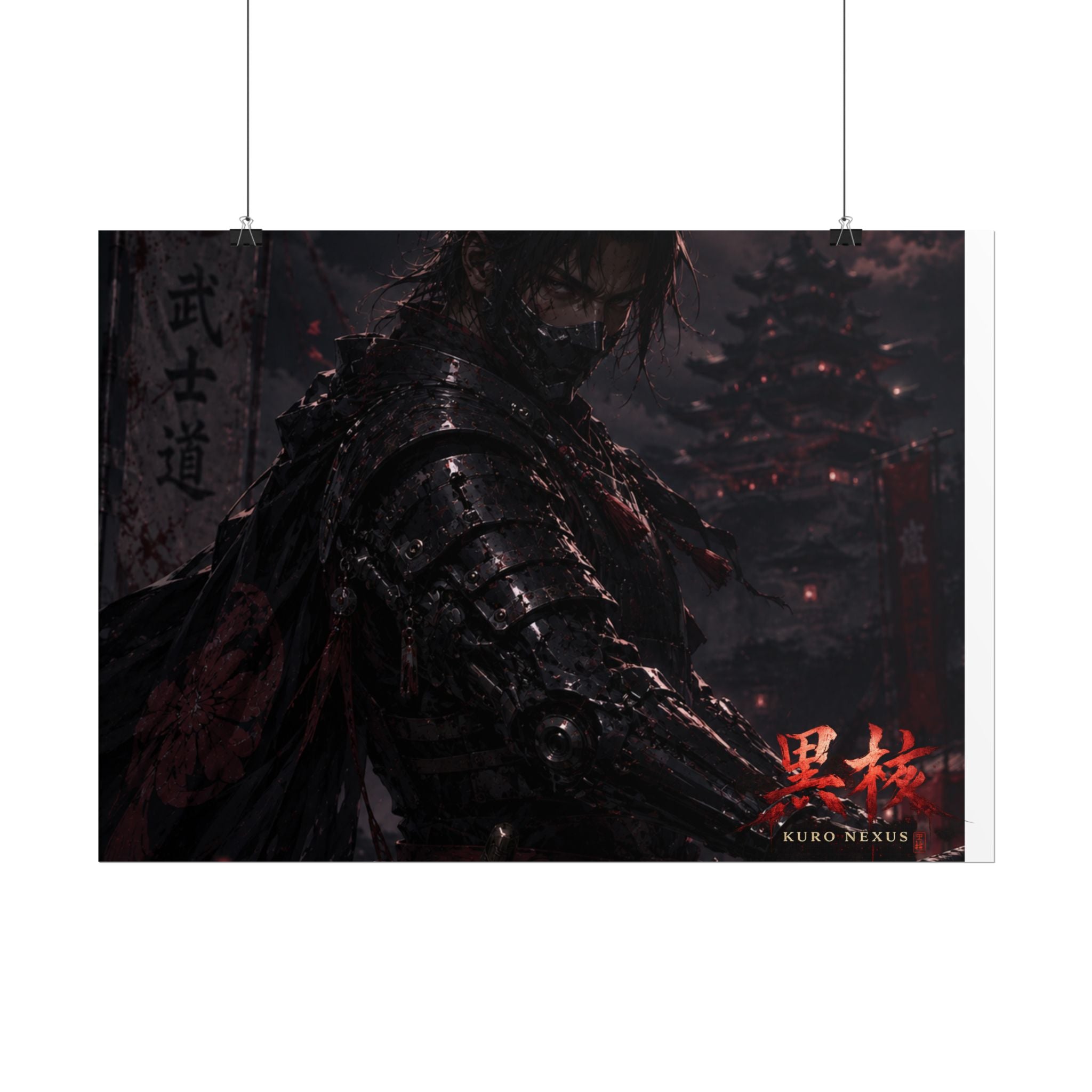 Blood Moon Samurai Posters