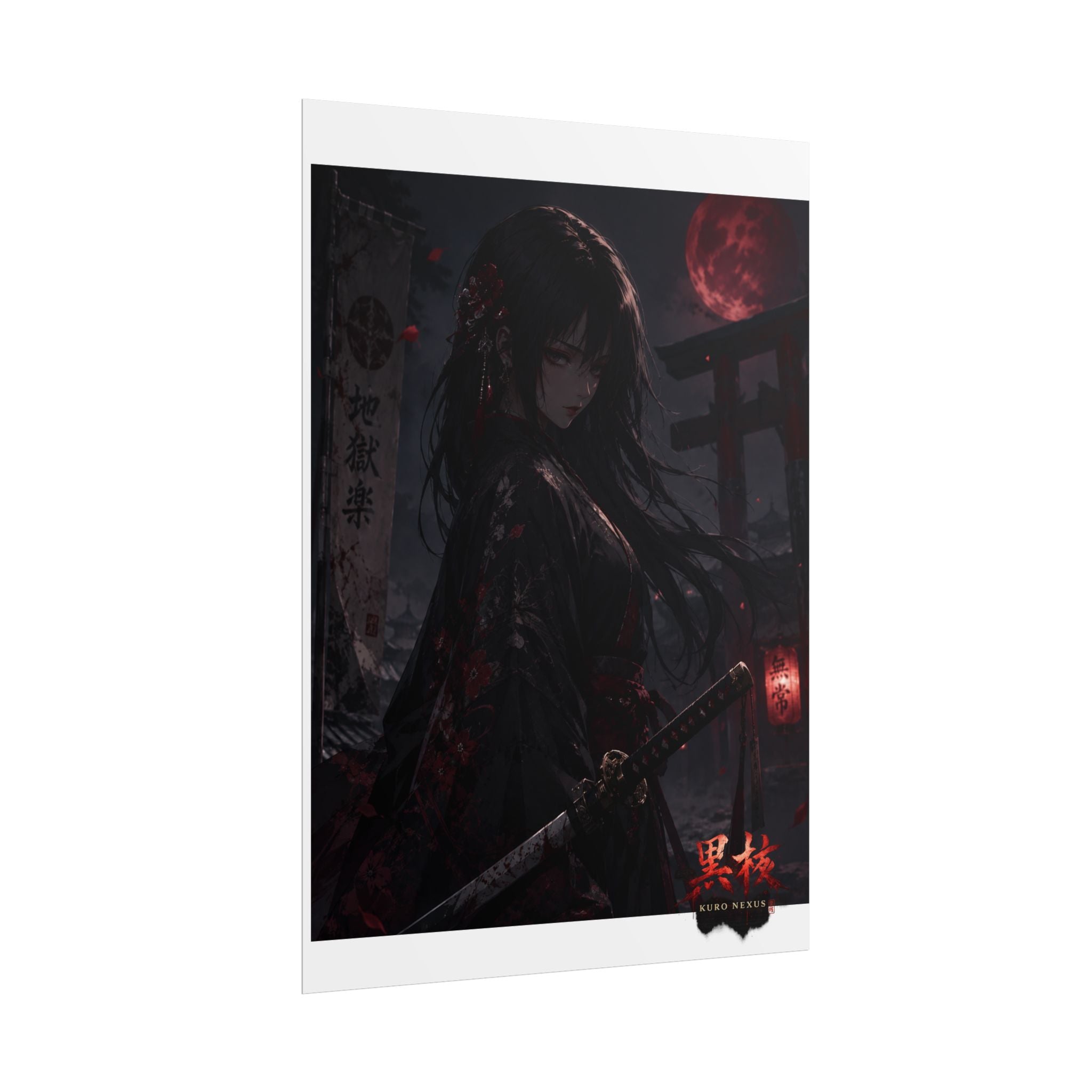 blood Moon Geisha Poster